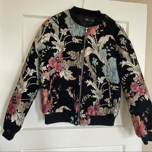 Missguided Brocade Bomber jacket, women’s size 6
